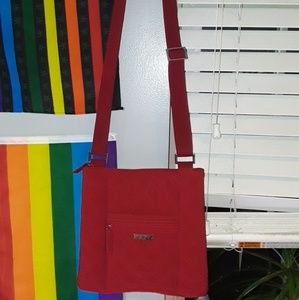 Bright juicy red purse